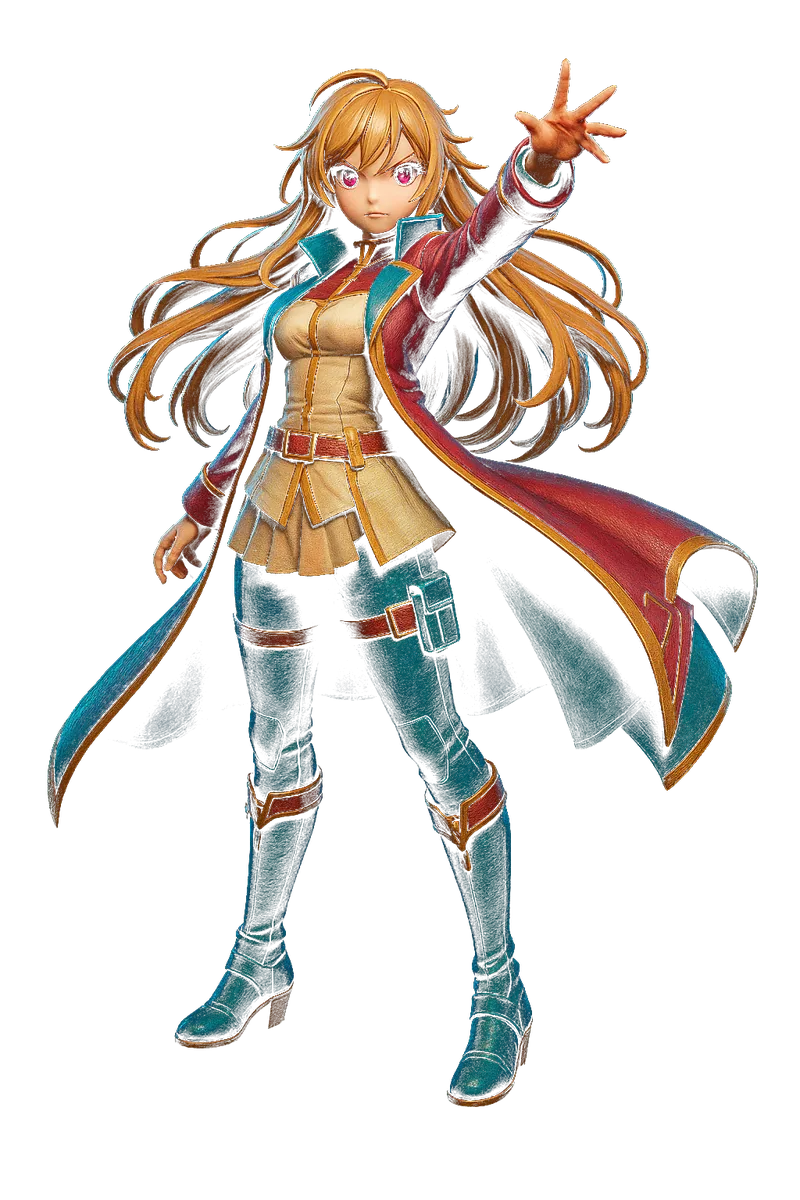 The same character, printed and painted.